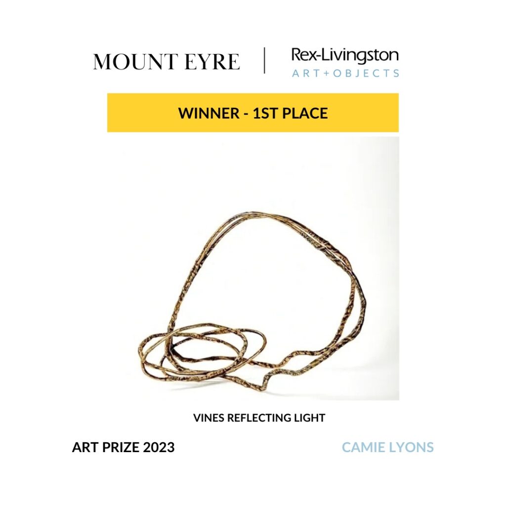 Mount Eyre Art Prize Winner 2023 - Camie Lyons, Vines Reflecting Light
